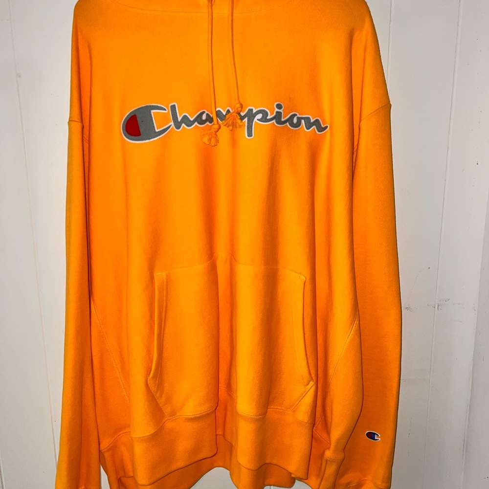 Champion Orange Hoodie